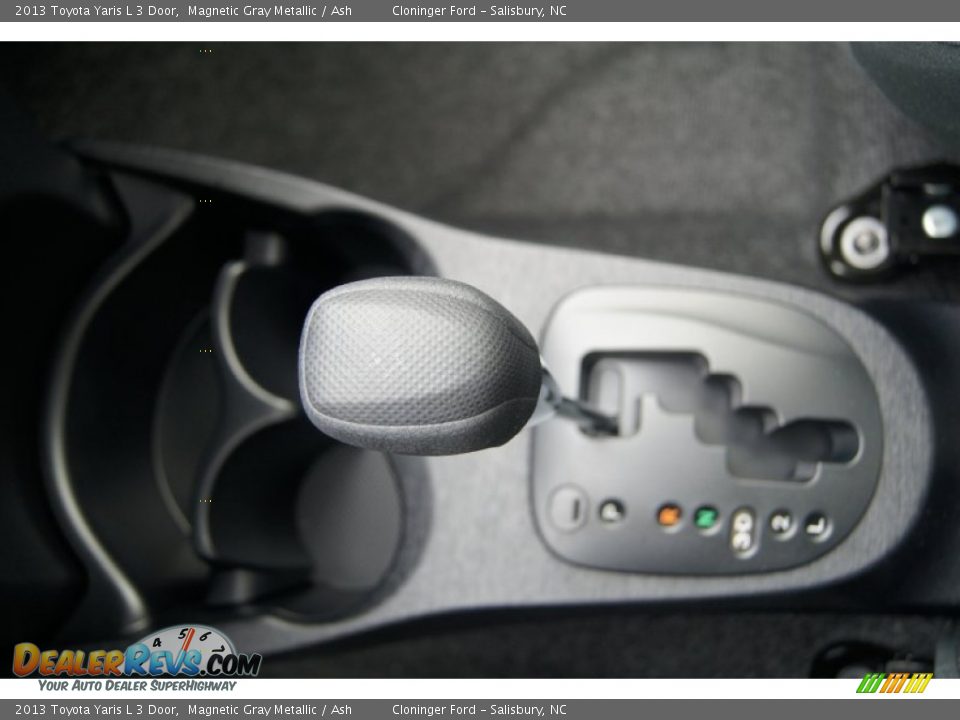 2013 Toyota Yaris L 3 Door Magnetic Gray Metallic / Ash Photo #24