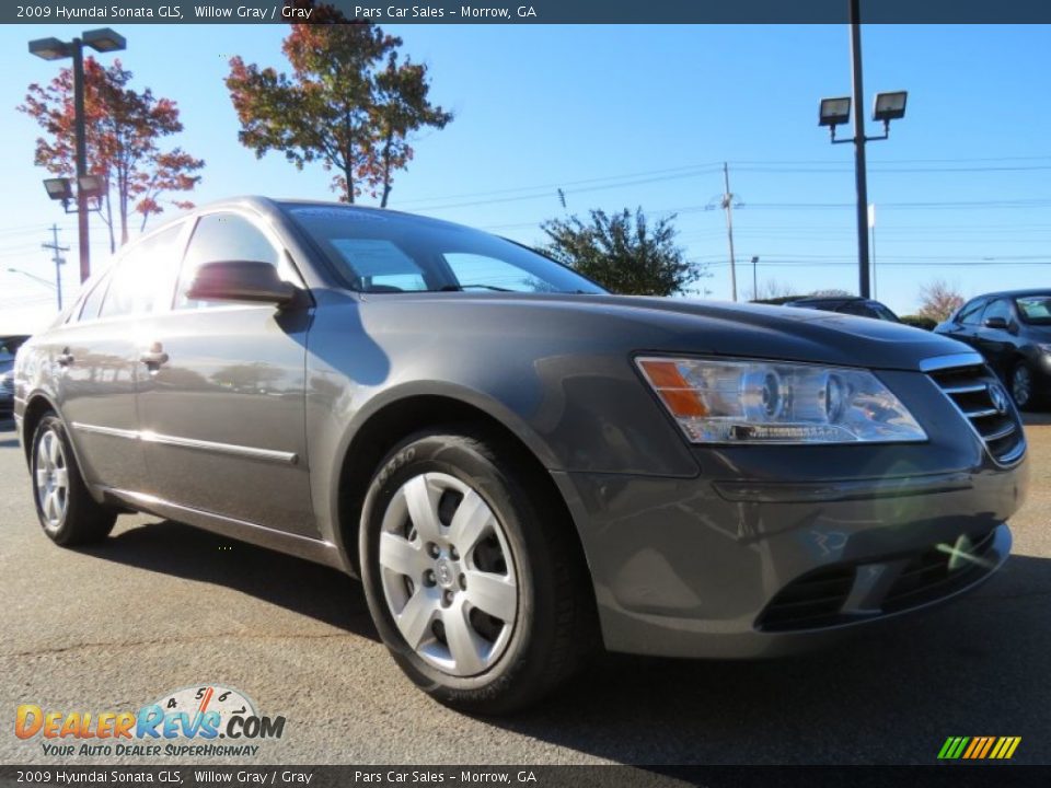2009 Hyundai Sonata GLS Willow Gray / Gray Photo #4