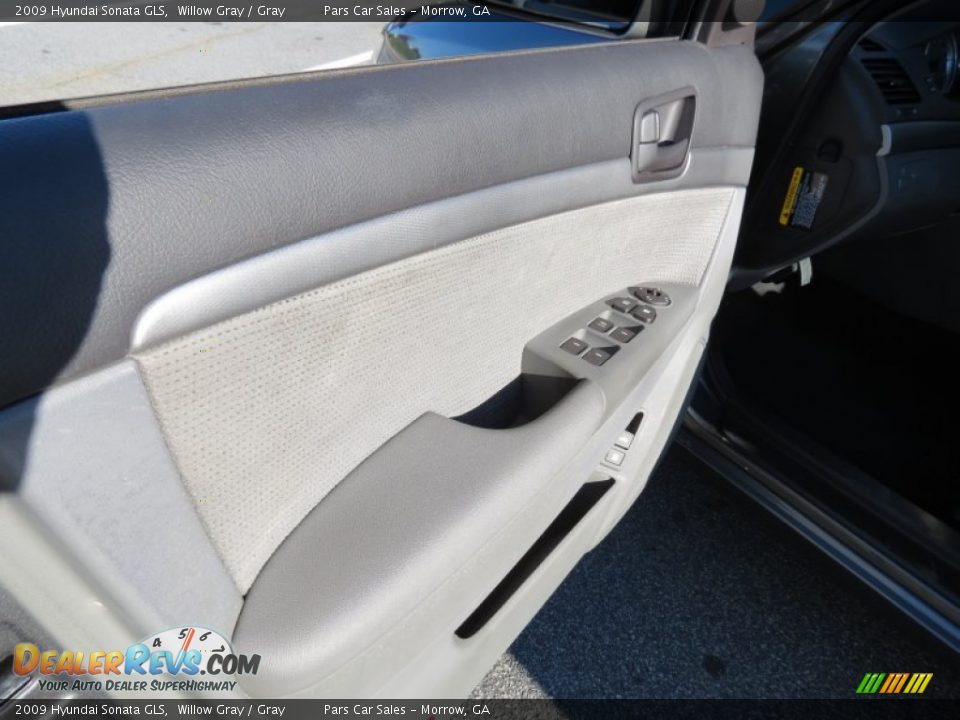 2009 Hyundai Sonata GLS Willow Gray / Gray Photo #7