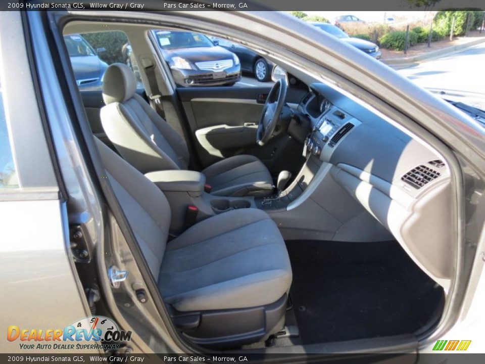2009 Hyundai Sonata GLS Willow Gray / Gray Photo #10