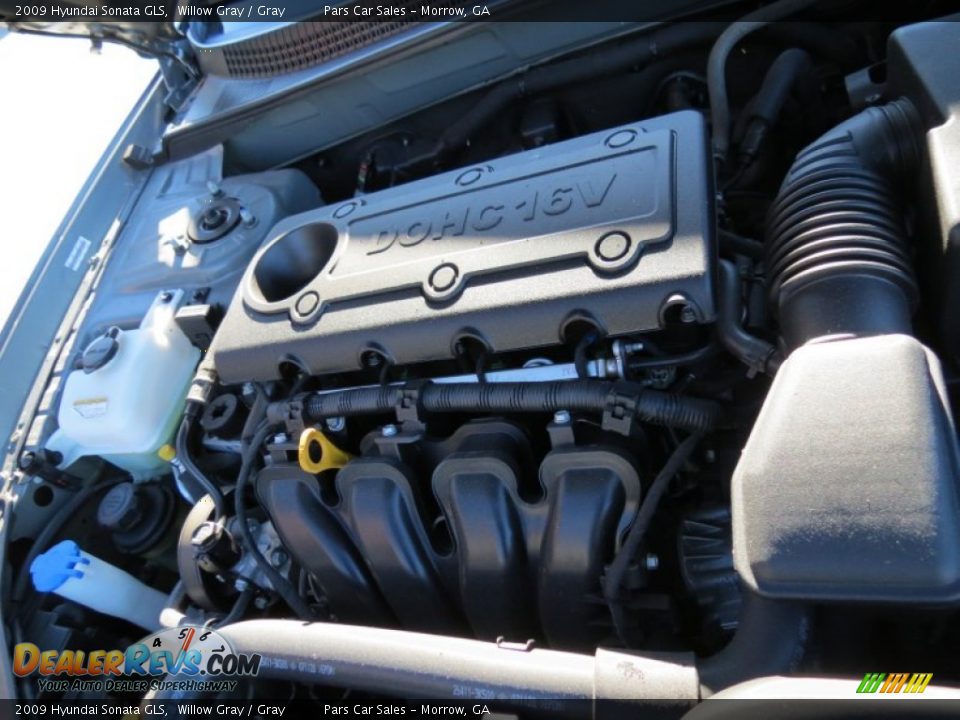 2009 Hyundai Sonata GLS 2.4 Liter DOHC 16V VVT 4 Cylinder Engine Photo #13