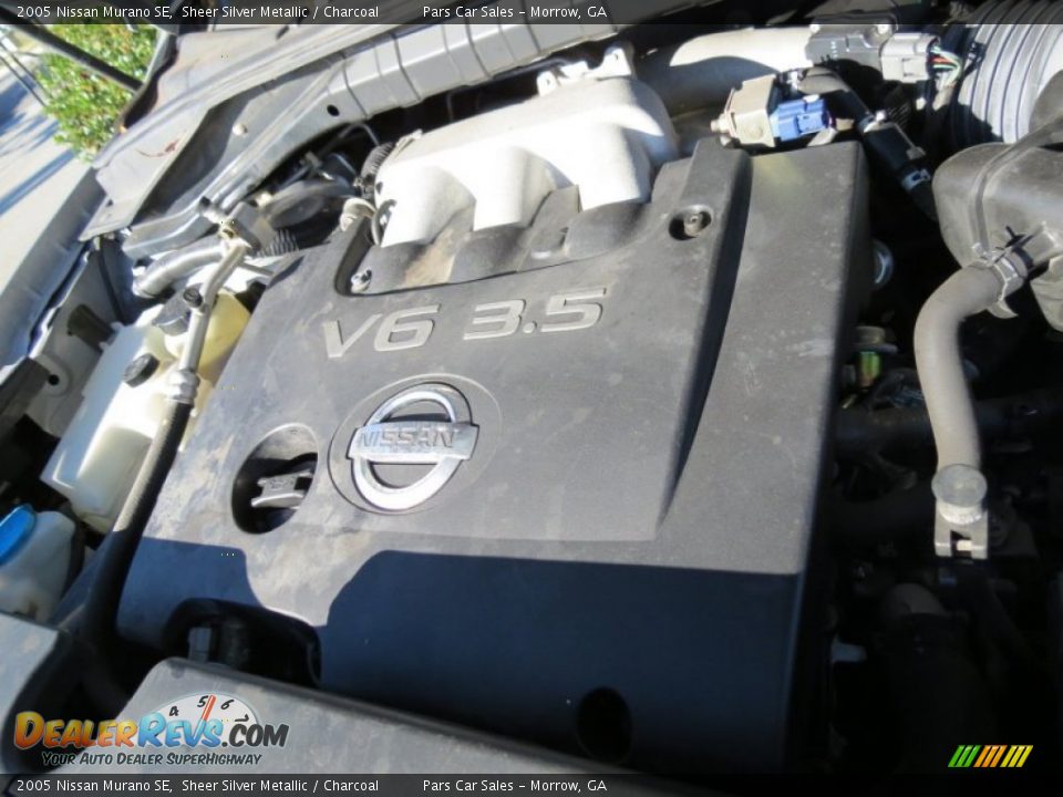 2005 Nissan Murano SE Sheer Silver Metallic / Charcoal Photo #13