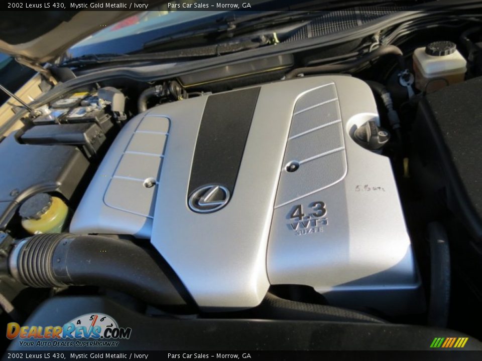 2002 Lexus LS 430 4.3 Liter DOHC 32 Valve VVT-i V8 Engine Photo #15