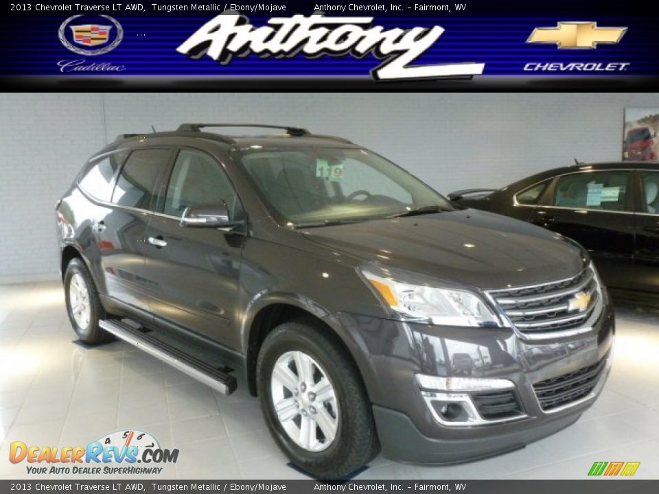 2013 Chevrolet Traverse LT AWD Tungsten Metallic / Ebony/Mojave Photo #1