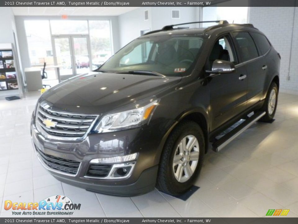 2013 Chevrolet Traverse LT AWD Tungsten Metallic / Ebony/Mojave Photo #3