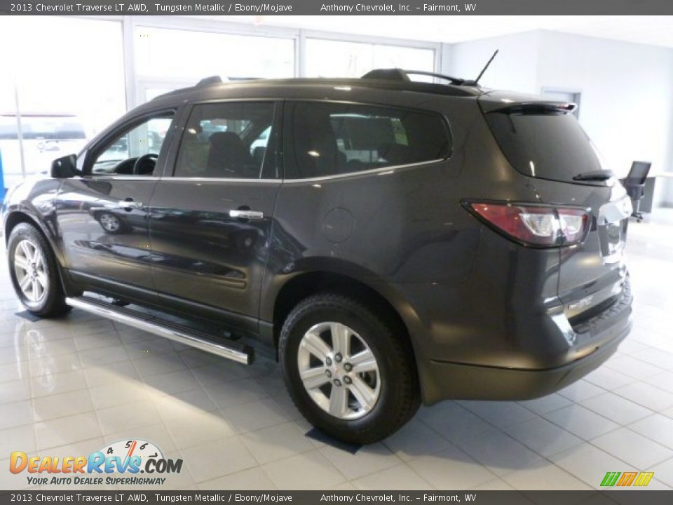 2013 Chevrolet Traverse LT AWD Tungsten Metallic / Ebony/Mojave Photo #4