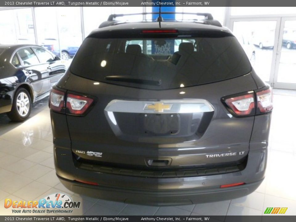 2013 Chevrolet Traverse LT AWD Tungsten Metallic / Ebony/Mojave Photo #5