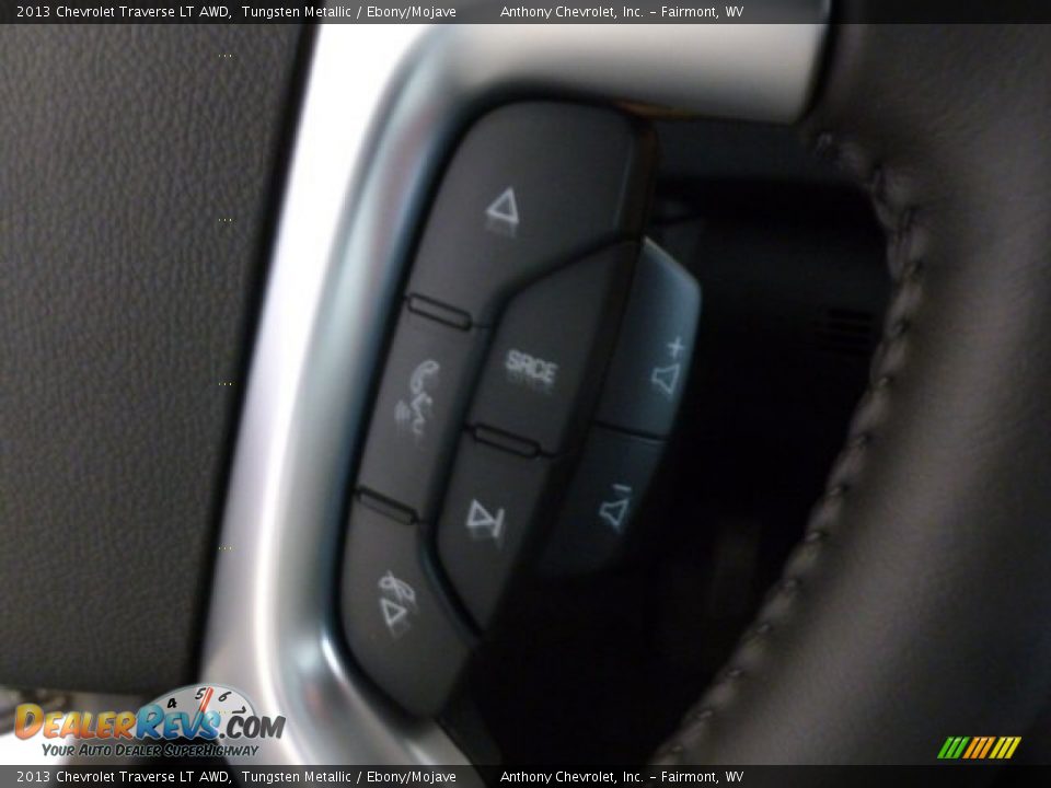 2013 Chevrolet Traverse LT AWD Tungsten Metallic / Ebony/Mojave Photo #18