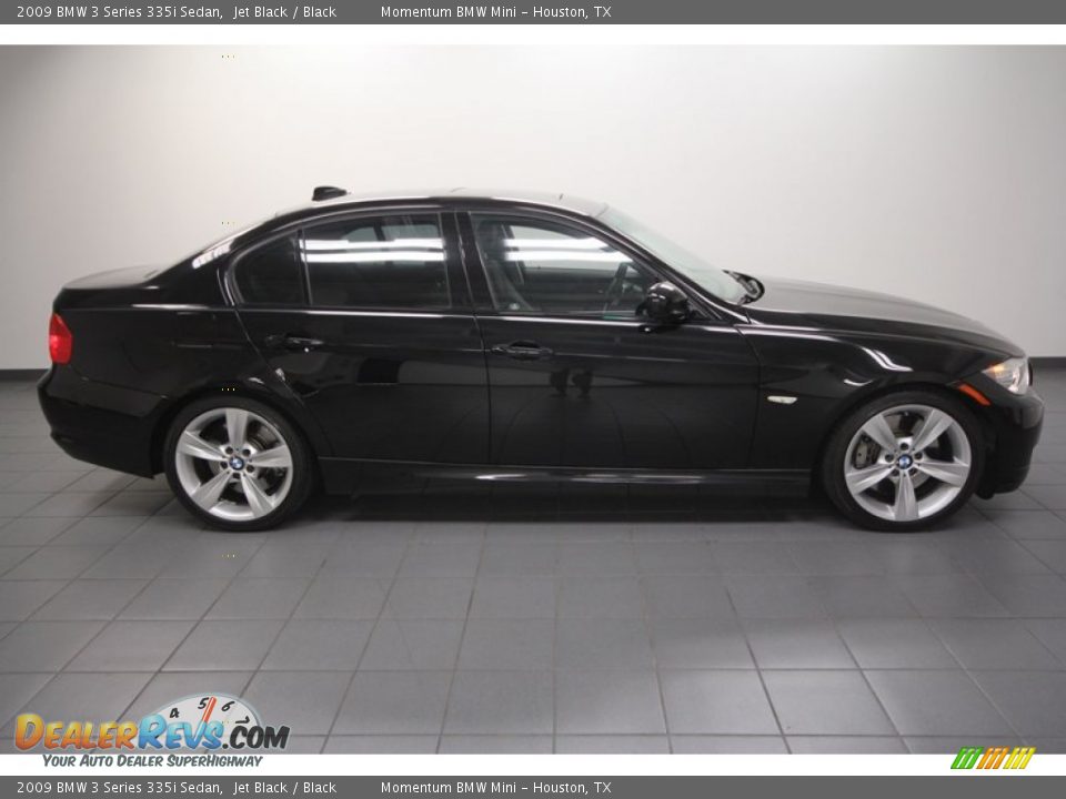 2009 BMW 3 Series 335i Sedan Jet Black / Black Photo #7