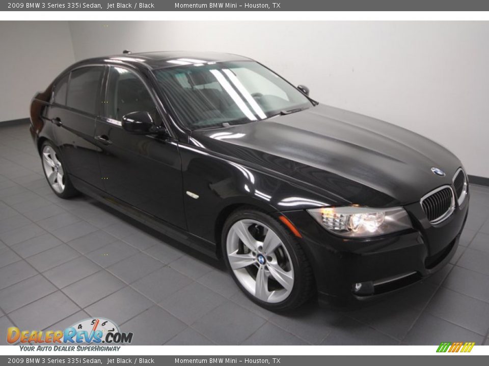 2009 BMW 3 Series 335i Sedan Jet Black / Black Photo #8