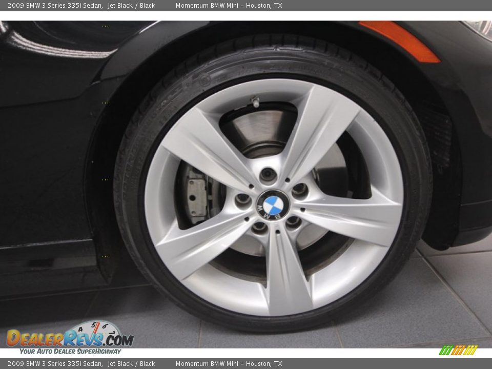 2009 BMW 3 Series 335i Sedan Jet Black / Black Photo #10