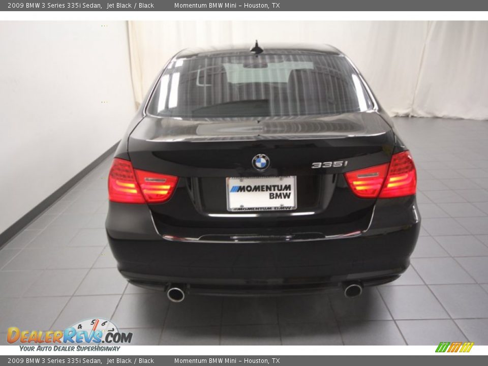 2009 BMW 3 Series 335i Sedan Jet Black / Black Photo #12
