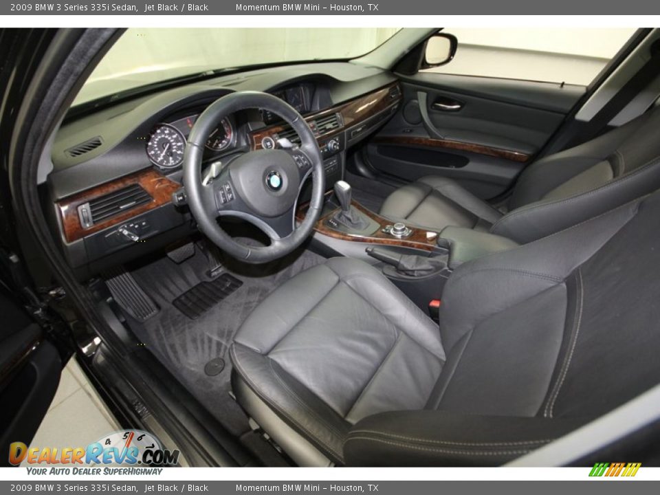 2009 BMW 3 Series 335i Sedan Jet Black / Black Photo #13