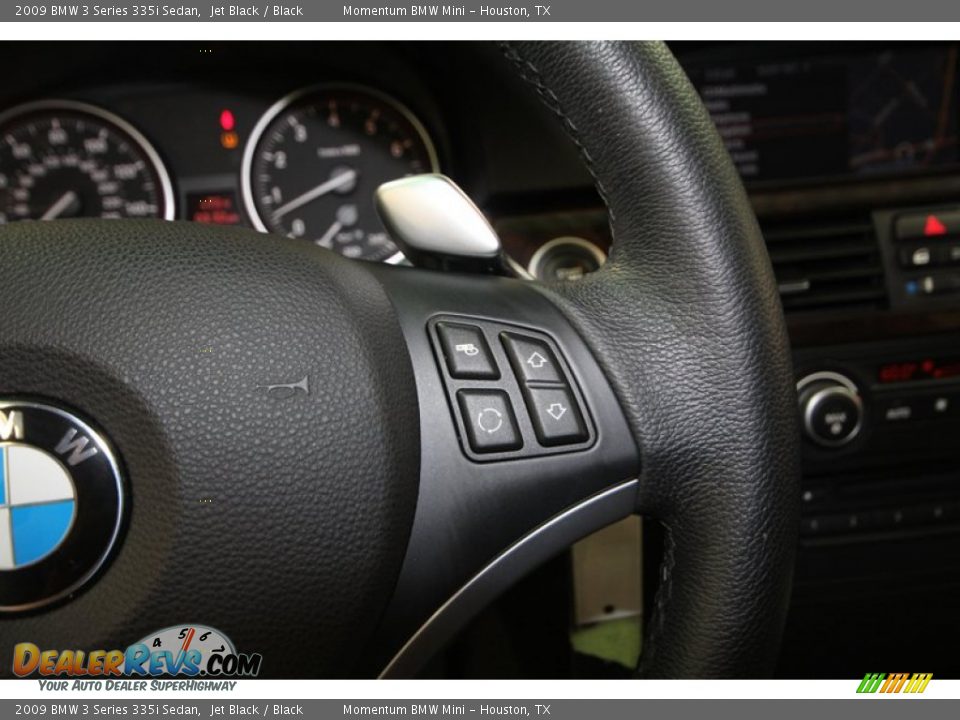 2009 BMW 3 Series 335i Sedan Jet Black / Black Photo #27