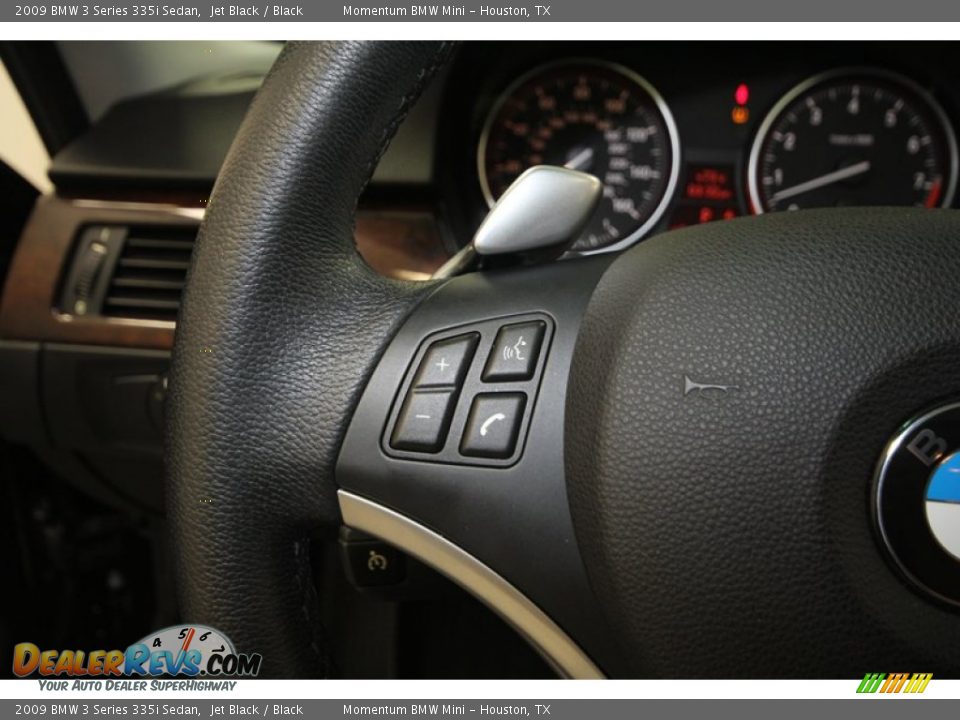 2009 BMW 3 Series 335i Sedan Jet Black / Black Photo #28