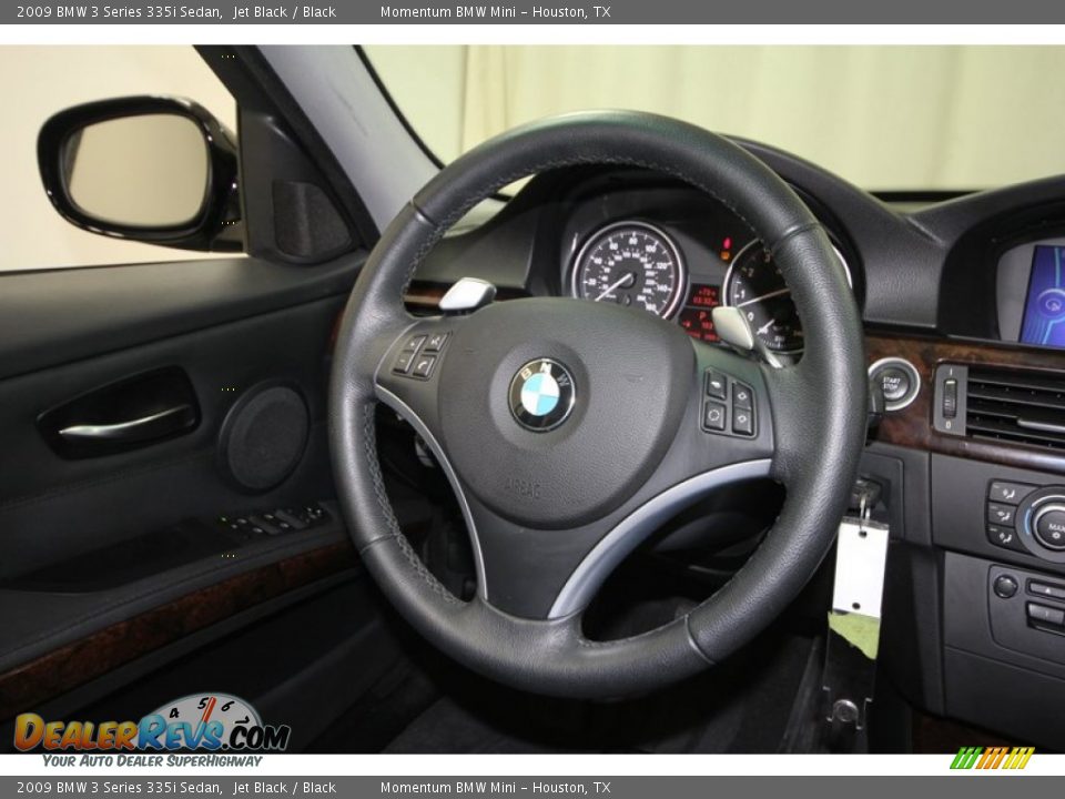 2009 BMW 3 Series 335i Sedan Jet Black / Black Photo #31