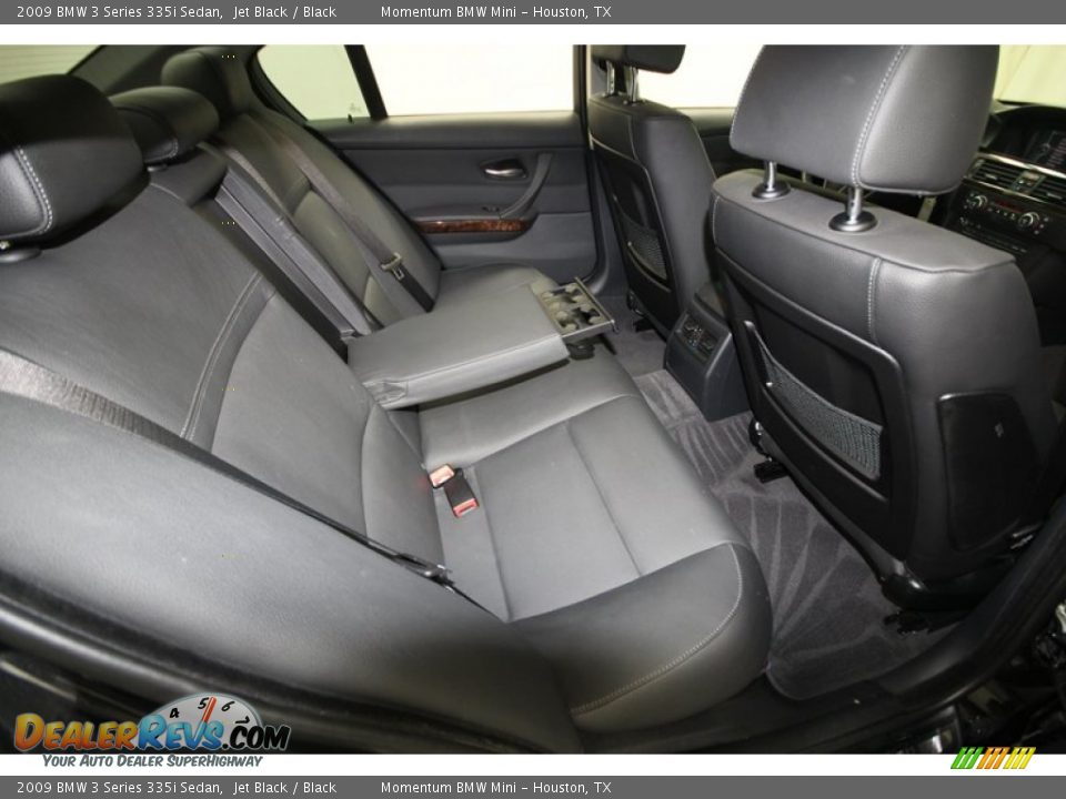 2009 BMW 3 Series 335i Sedan Jet Black / Black Photo #35