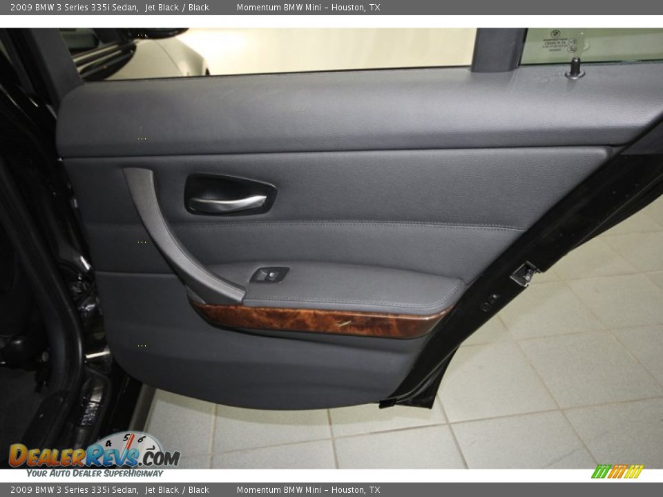 2009 BMW 3 Series 335i Sedan Jet Black / Black Photo #36