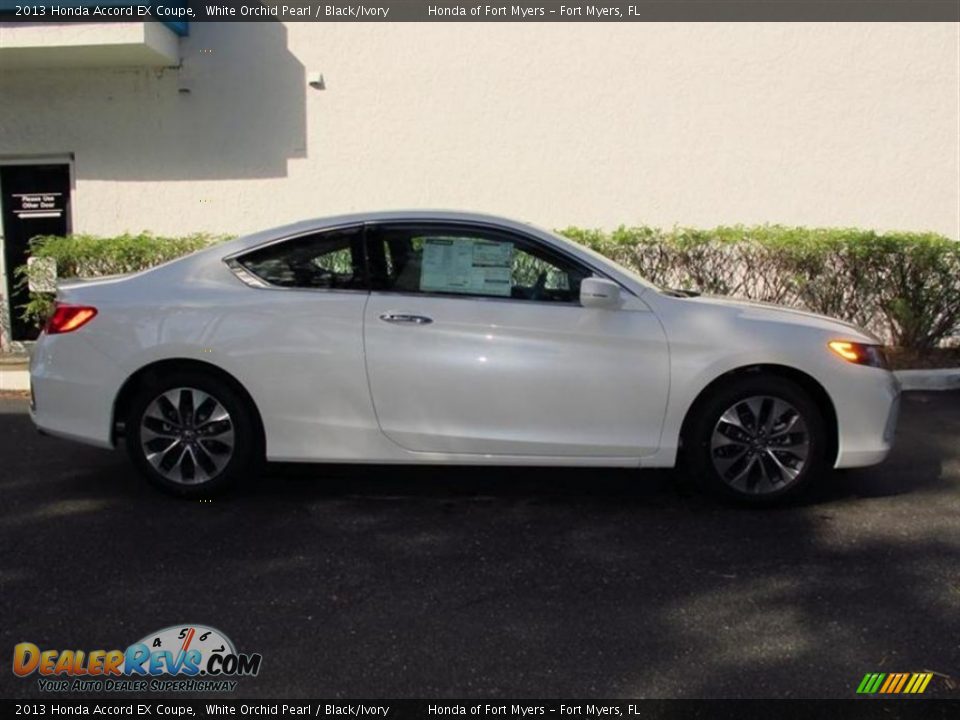 White Orchid Pearl 2013 Honda Accord EX Coupe Photo #2