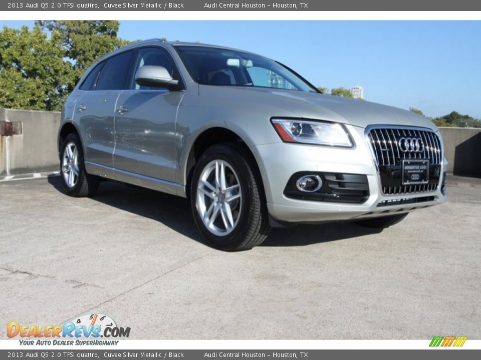 2013 Audi Q5 2.0 TFSI quattro Cuvee Silver Metallic / Black Photo #1