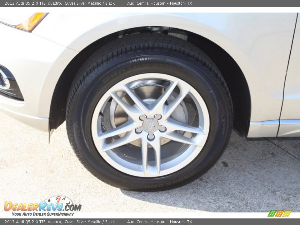 2013 Audi Q5 2.0 TFSI quattro Cuvee Silver Metallic / Black Photo #4