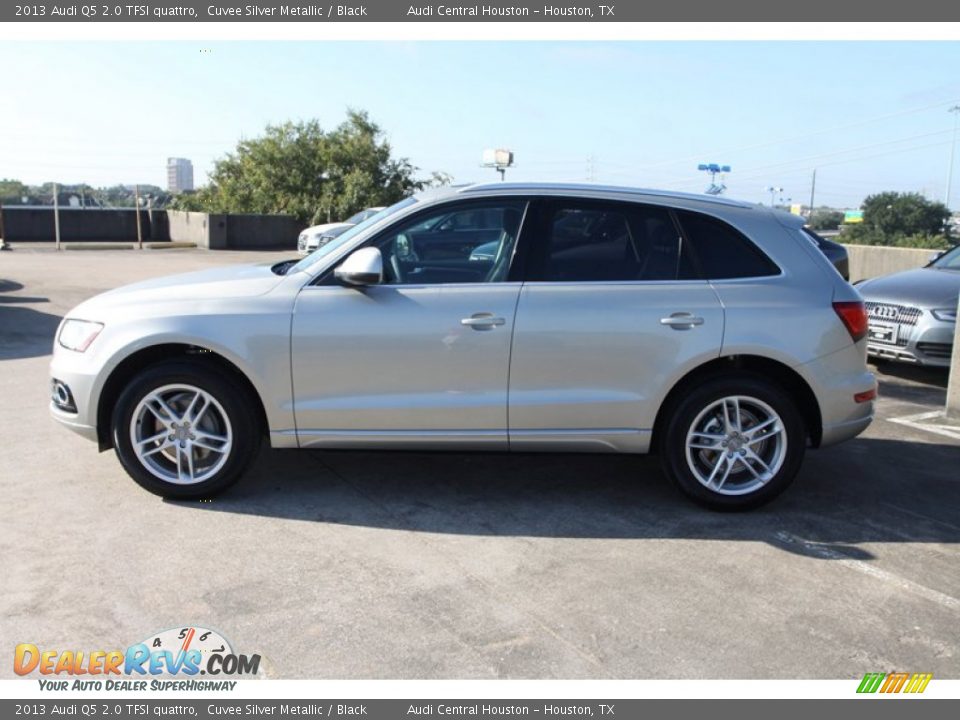 2013 Audi Q5 2.0 TFSI quattro Cuvee Silver Metallic / Black Photo #5