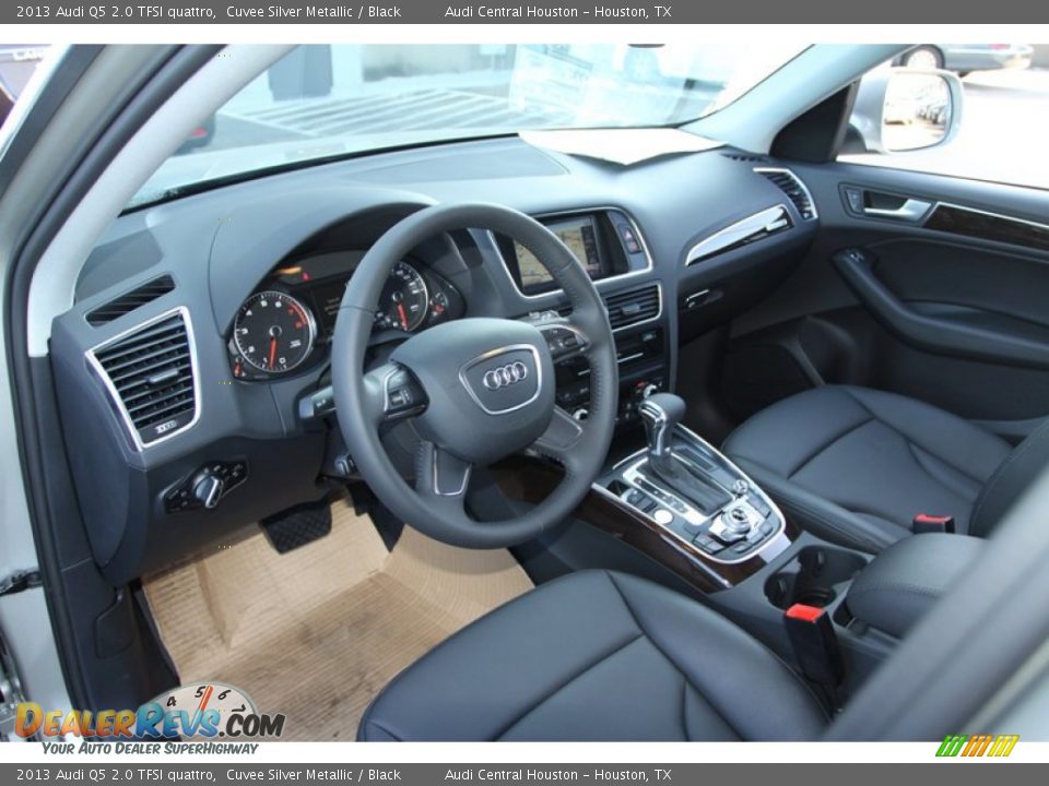 2013 Audi Q5 2.0 TFSI quattro Cuvee Silver Metallic / Black Photo #11