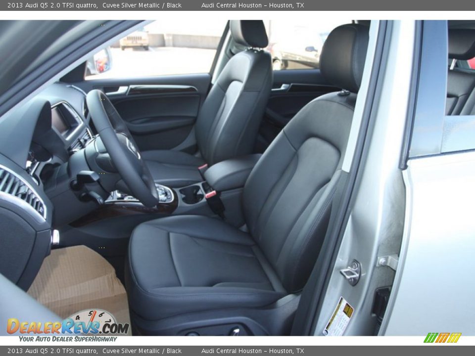 2013 Audi Q5 2.0 TFSI quattro Cuvee Silver Metallic / Black Photo #12