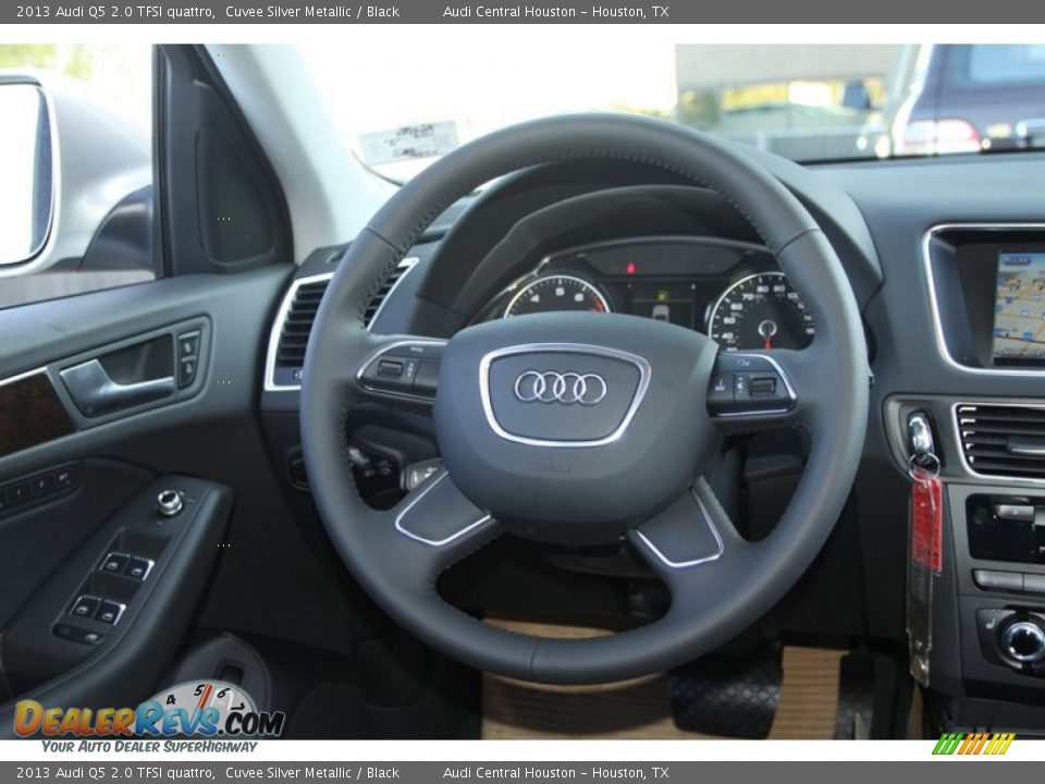 2013 Audi Q5 2.0 TFSI quattro Cuvee Silver Metallic / Black Photo #16