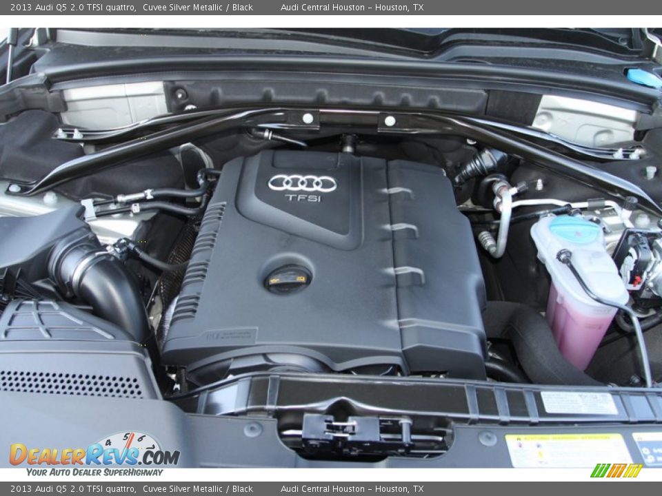 2013 Audi Q5 2.0 TFSI quattro Cuvee Silver Metallic / Black Photo #28