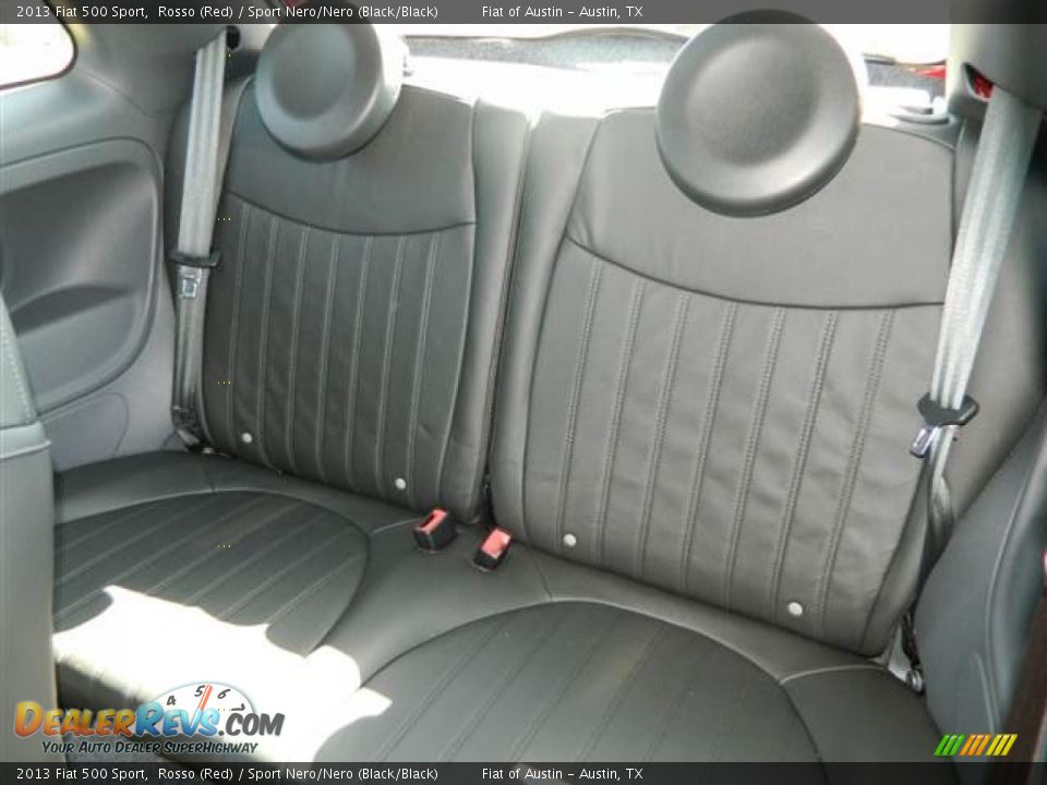 Rear Seat of 2013 Fiat 500 Sport Photo #6