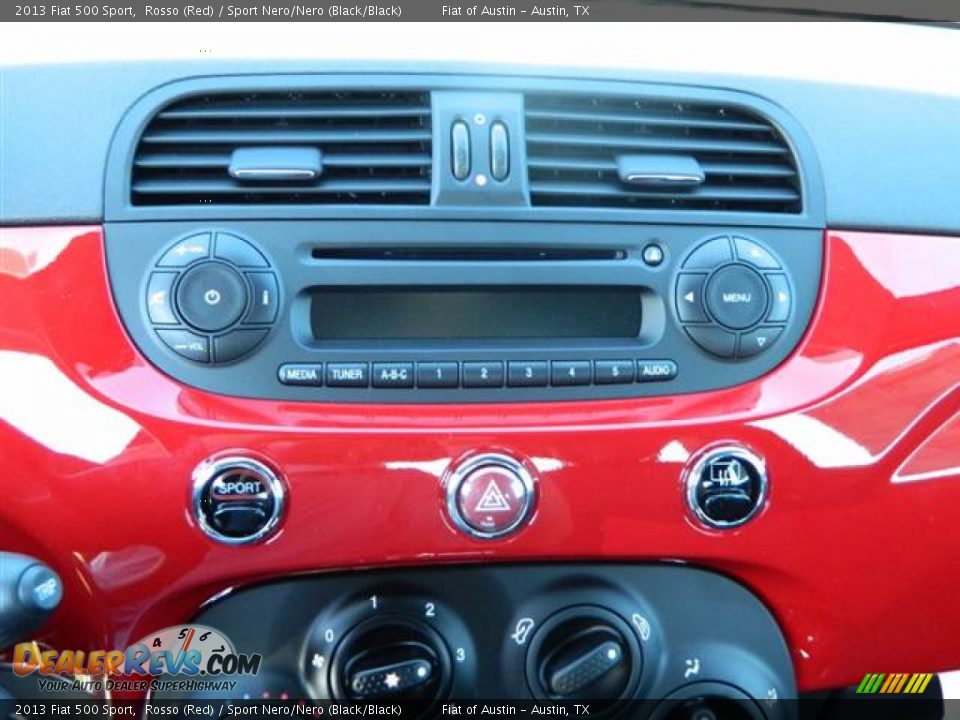 Audio System of 2013 Fiat 500 Sport Photo #8