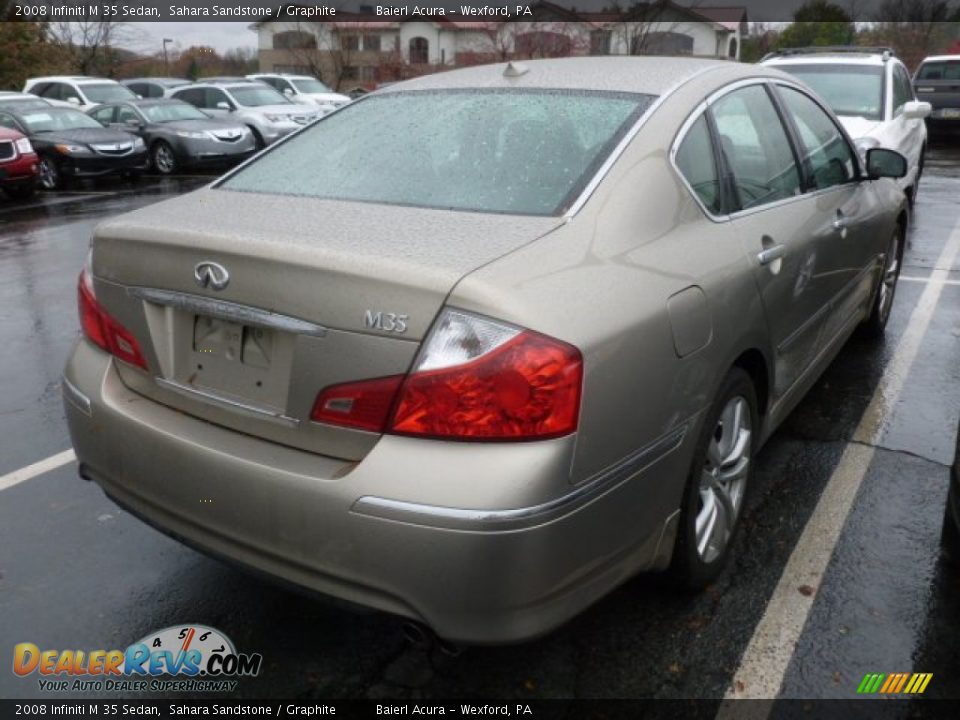 2008 Infiniti M 35 Sedan Sahara Sandstone / Graphite Photo #3