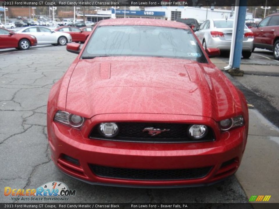 2013 Ford Mustang GT Coupe Red Candy Metallic / Charcoal Black Photo #3