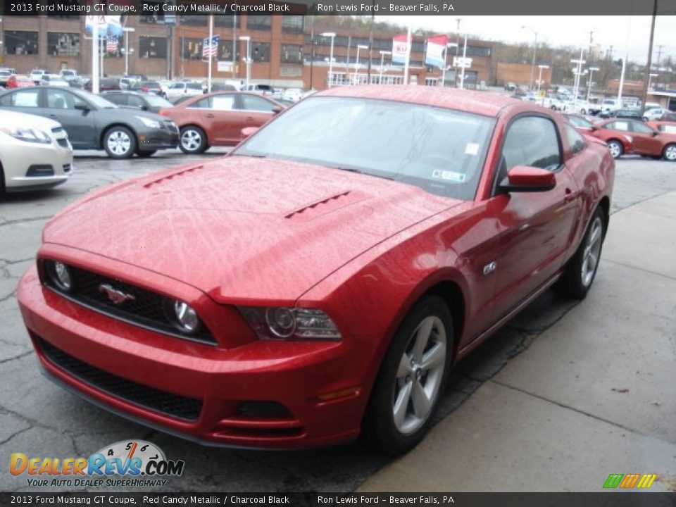 2013 Ford Mustang GT Coupe Red Candy Metallic / Charcoal Black Photo #4