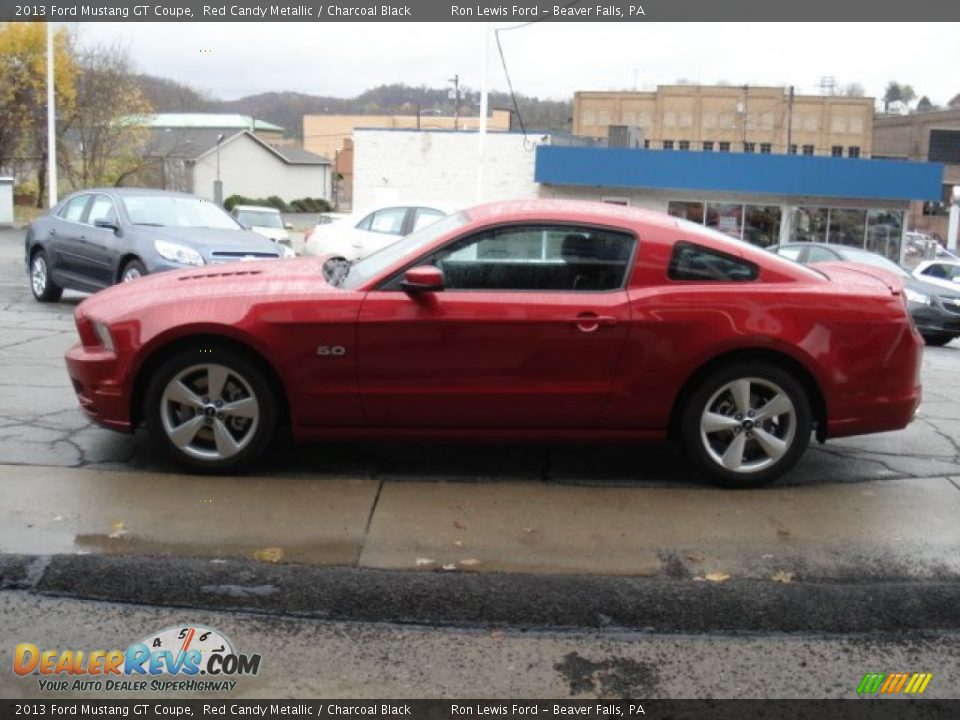 2013 Ford Mustang GT Coupe Red Candy Metallic / Charcoal Black Photo #5