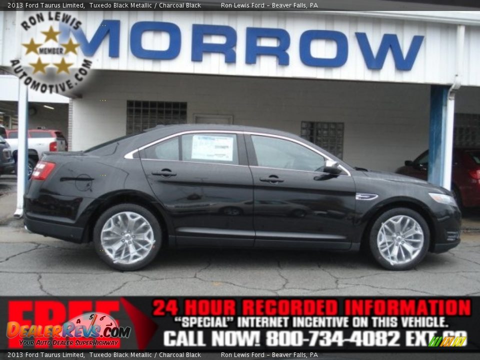 2013 Ford Taurus Limited Tuxedo Black Metallic / Charcoal Black Photo #1