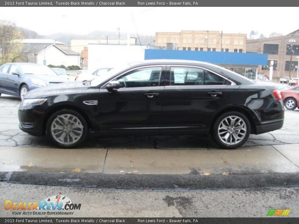 2013 Ford Taurus Limited Tuxedo Black Metallic / Charcoal Black Photo #5