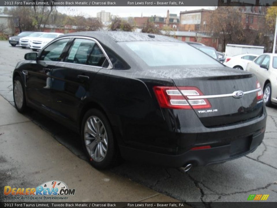 2013 Ford Taurus Limited Tuxedo Black Metallic / Charcoal Black Photo #6
