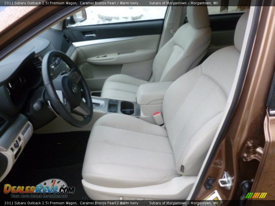 2011 Subaru Outback 2.5i Premium Wagon Caramel Bronze Pearl / Warm Ivory Photo #7