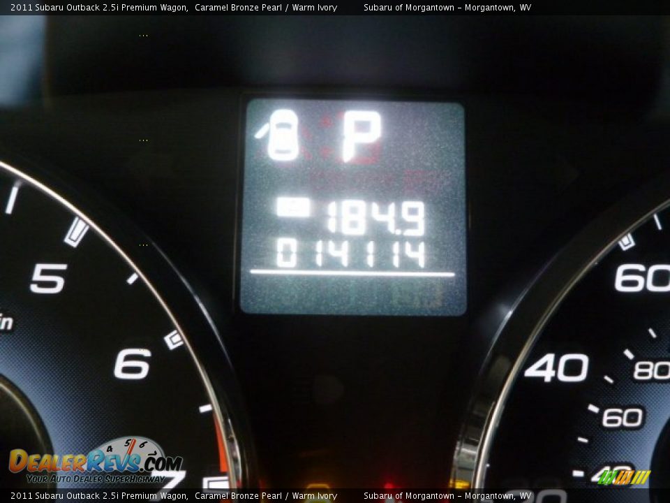 2011 Subaru Outback 2.5i Premium Wagon Caramel Bronze Pearl / Warm Ivory Photo #20