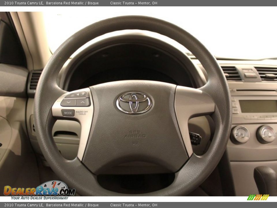 2010 Toyota Camry LE Barcelona Red Metallic / Bisque Photo #6