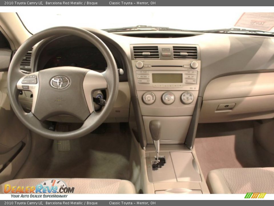 2010 Toyota Camry LE Barcelona Red Metallic / Bisque Photo #14