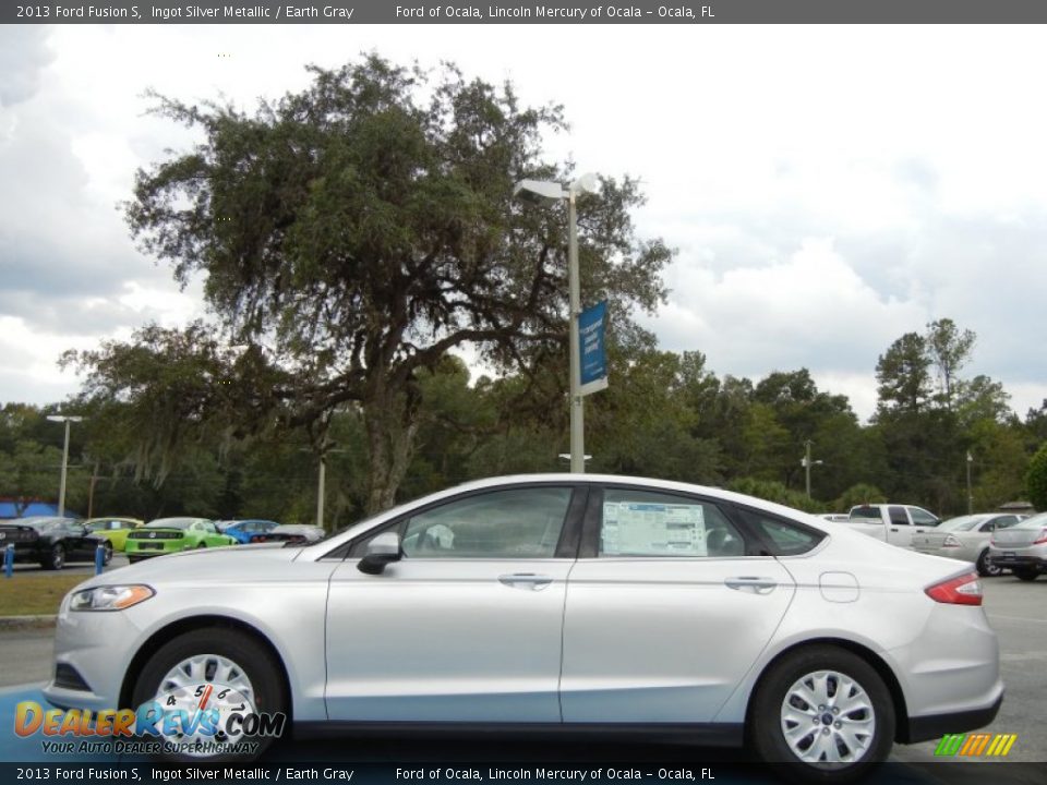 Ingot Silver Metallic 2013 Ford Fusion S Photo #2
