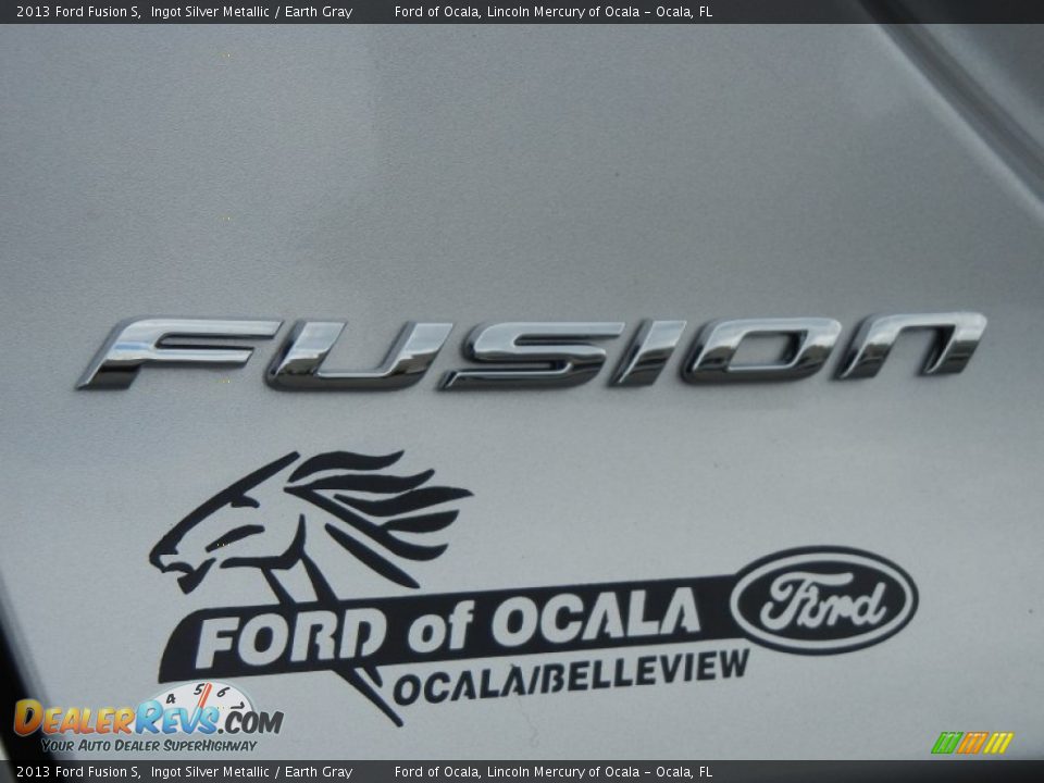 2013 Ford Fusion S Ingot Silver Metallic / Earth Gray Photo #4