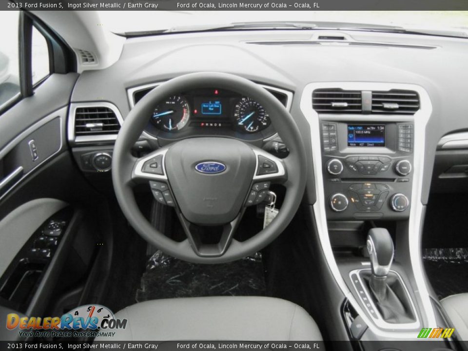 Dashboard of 2013 Ford Fusion S Photo #7