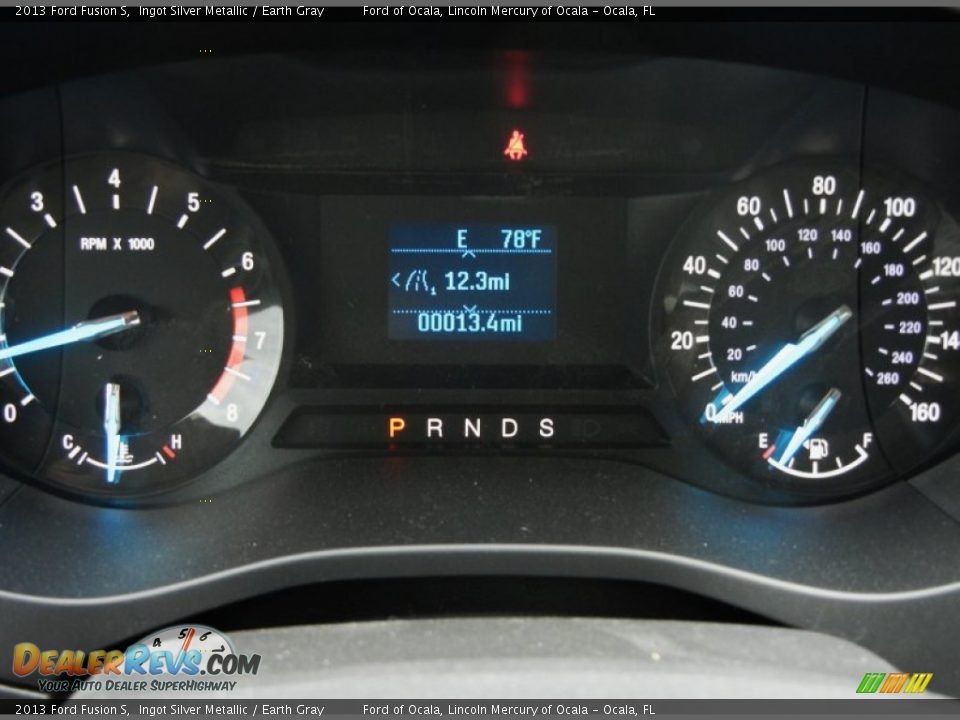 2013 Ford Fusion S Gauges Photo #8