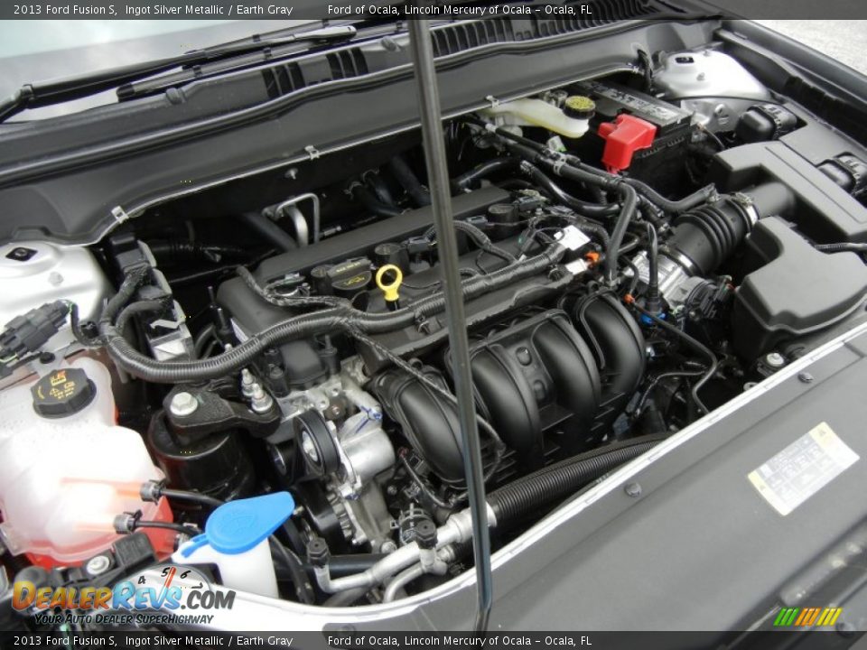 2013 Ford Fusion S 2.5 Liter DOHC 16-Valve iVCT Duratec 4 Cylinder Engine Photo #11
