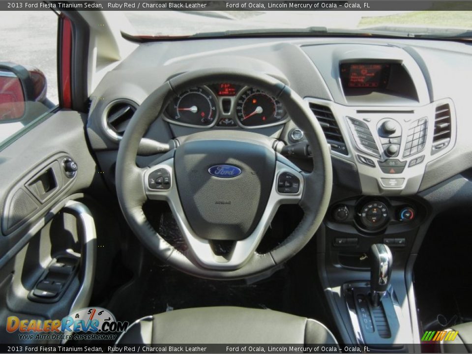Dashboard of 2013 Ford Fiesta Titanium Sedan Photo #7