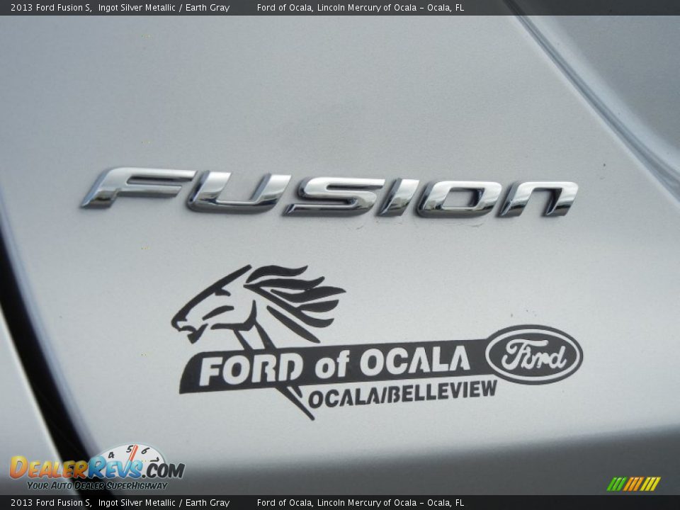 2013 Ford Fusion S Ingot Silver Metallic / Earth Gray Photo #4